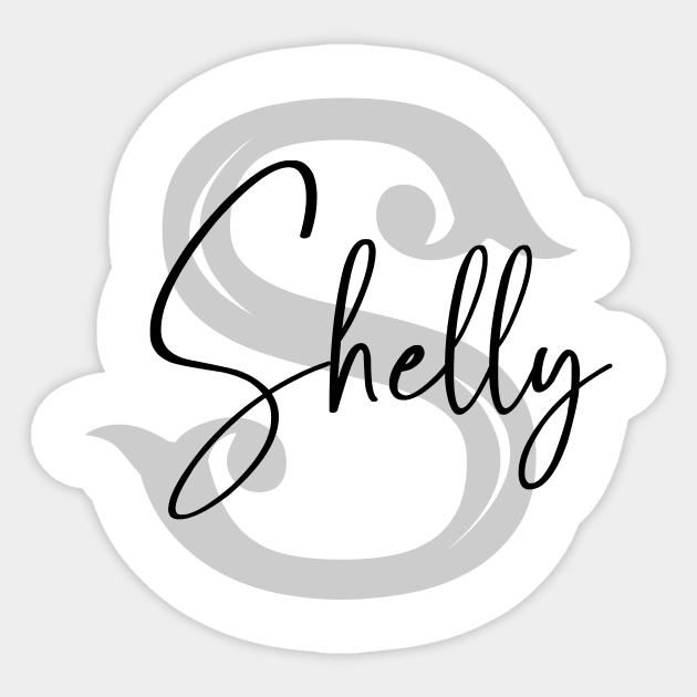 Shelly Second Name, Shelly Family Name, Shelly Middle Name Sticker by Huosani